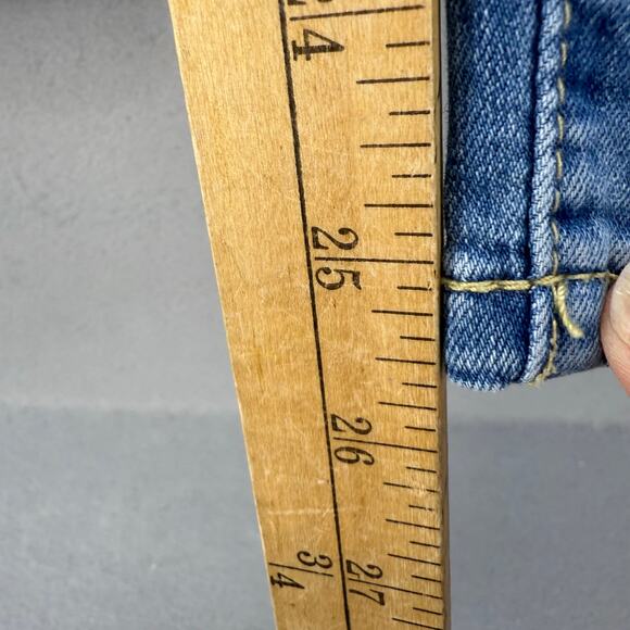 7 for All Mankind Jeans Girls 14 Light Blue Josefina Skinny Boyfriend Preppy - Picture 14 of 15